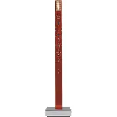 Ingo Maurer Lampe de Table , My New Flame, dimmable, Rouge, Salon / séjour, Métal, Design