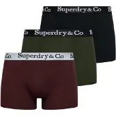 Superdry Homme Lot de 3 Boxers &amp; Co Coupe Classique Multiple Colours Taille: M