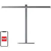 Yeelight Lampe de bureau D1, compatible Matter, couleur argent, taille unique / Prise européenne 220V, couleur argent, taille unique