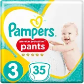 Pampers Premium Protection Pants T3. 35 Couches-Culottes