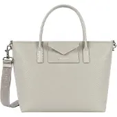 LANCASTER PARIS Cabas 'Lancaster Sac Cabas Main Maya Double Kba Cuir Ivoire' gris
