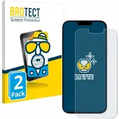 BROTECT Film de protection antireflet Protection d'écran mat (Apple iPhone 14 Plus), Téléphone portable : film de protection, Gris