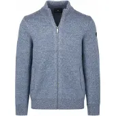 State of Art Vestes en maille bleu