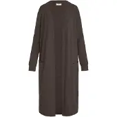 Noisy May Manteau en tricot 'NMCity' brun foncé
