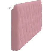 vidaXL Coussin de tête de lit rose 200 cm velours