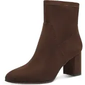 Marco Tozzi Bottines brun foncé