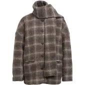 Object Veste mi-saison 'OBJMaise' marron / cappuccino / noir chiné