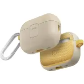 Uniq Etui Clyde Lock Case Airpods Pro 2(2022/2023) Beżowo-Żółty/Ivory-Canary Yellow