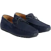 Desa Mocassin 'Herren-Schnürslipper aus Wildleder' bleu