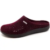 Rohde Bari : chaussures d'intérieur pour femmes, sandales, rouge, pour le quotidien