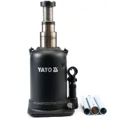 YATO Cric hydraulique à encoche, 2 étages, 10 tonnes, haute capacité