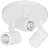 Highlight Moquerie Rain Blanc 3 lumières rond