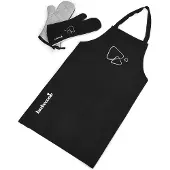 Barbecook Set Tablier avec Paire de Gants pour barbecue