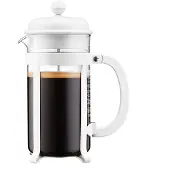 Bodum 1908-913 - Cafetière à piston JAVA Blanche 1 L