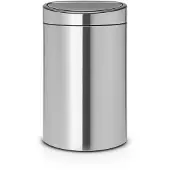 Brabantia Touch Bin Recycle 10 + 23 Litres Acier Mat