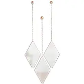 Umbra Miroir design suspendu Dima (Lot de 3)