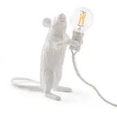 Seletti Mouse Table Lamp Standing | White