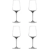 Nachtmann VINOVA VERRE DE VIN ROUGE SET DE 4 ENTERNES DE 186 ENTERS CARINS FAIT DE VORS CRISTAL LONGES LONGUES VINES DE VIN STULES DE TULIP DESS