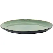 Serax Assiette de Service Serax Pure Tableware By Pascale Naessens Black Light Green 41,5 cm