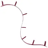 Kartell Bookworm Étagère 3.2 m | Wine Red