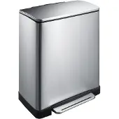 EKO E-Cube 28+18 Litres Mat Acier inoxydable
