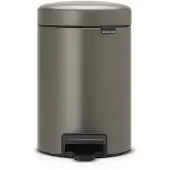 Brabantia NewIcon Poubelle à pédale 3 Litres Platine