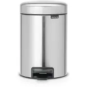 Brabantia NewIcon Poubelle à Pédale 3 Litres Matt Steel