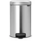 Brabantia Poubelle à Pédale 12 L Matt Steel - New Icon -