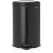 Brabantia NewIcon Poubelle à pédale 20 Litres Mat Noir