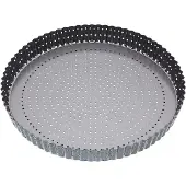 Kitchencraft Plat rond perforé à fond amovible, 28 cm - Masterclass