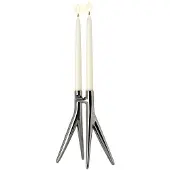 Kartell Abbracciaio Bougeoir Gun Metal
