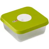 Joseph Joseph Dial, Boîte, Carrée, 1,2 litre, Verte, Transparente, 170 mm, 170 mm