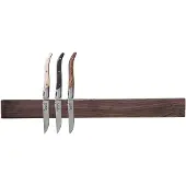 Style de Vie Porte-Couteaux Magnétique Noyer 50 cm