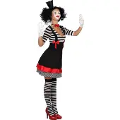 Atosa Deguisement de mime femme t-3