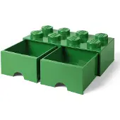 LEGO Tiroir de stockage - 8 Boutons - 50x25x18 - Vert - - UneTaille - Tiroir