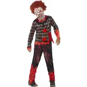 Smiffy'S Costume de clown zombie de luxe, petit, 4-6 ans