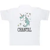 Yoursurprise Polo personnalisé - Enfant - Blanc - 12 ans