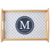 Yoursurprise Plateau de service en bois personnalisé - Beige - 20 x 30 cm