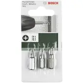 Bosch Embouts de vissage courts, qualité extra-dure, jeu de 3 pièces