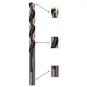 Bohrcraft Foret à Métaux Hss-din 338-g Turbo 12.0 Mm