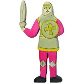 Holztiger CHEVALIER EN BOIS - combattant, rouge