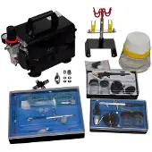 vidaXL Airbrush -Kompressor mit 3 Pistols