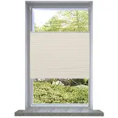 vidaXL Store plissé 70x150 cm Crème