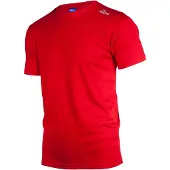 Rogelli Hommes, T-shirt de sport, Promo (L), Rouge, L