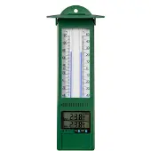 Nature Thermomètre numérique min-max d'extérieur 9,5x2,5x24 cm