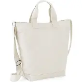 Bagbase BG673 | Sac à bandoulière Canvas Day Bag | 38 x 40 x 14 cm - Couleur : Natural - Taille : 38 x 40 x 14 cm