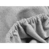 Yumeko Drap-Housse Yumeko Light Grey (Flanelle)-90 x 200 cm