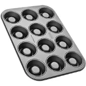 Zenker 7423 Moule Pour 12 Mini Babs/Savarins 38,5 X 26,5 X 3 Cm