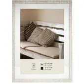 Henzo Bois flotté 60x80 Cadre blanc -