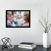 Yoursurprise Cadre photo en verre - Noir - 30x21 cm